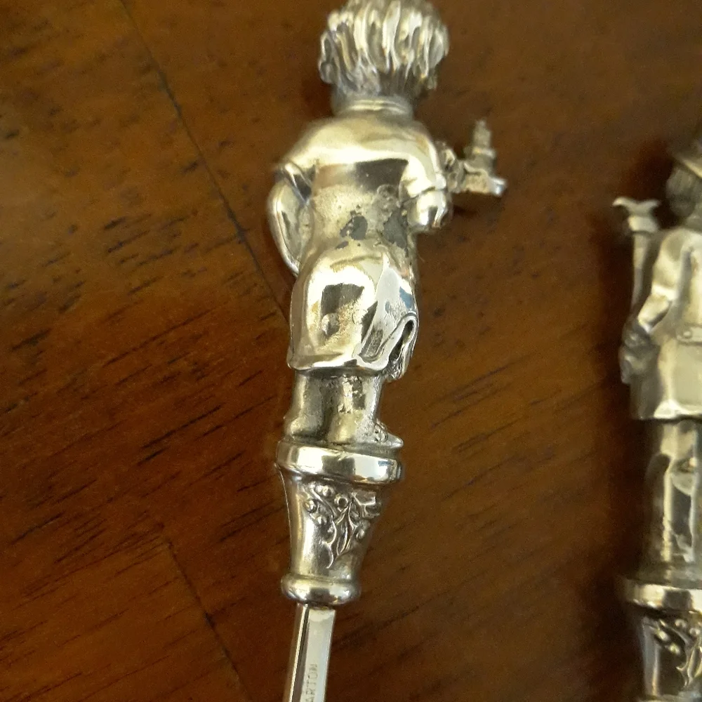 Christmas Reed and Barton Silverplate Spoons! 
